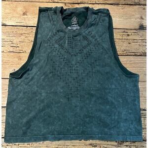 Sage Collective Women’s Size S Green Cropped Tank Top